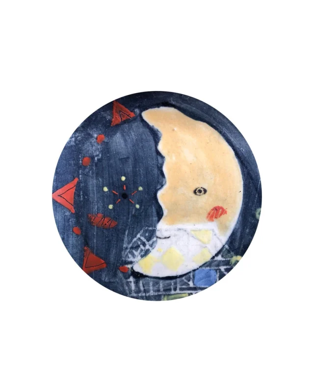 🌞✴︎🌛
昼夜パトロール

熊を描くはずがまた猫だった！

#陶器#ceramics#illustration#도자기