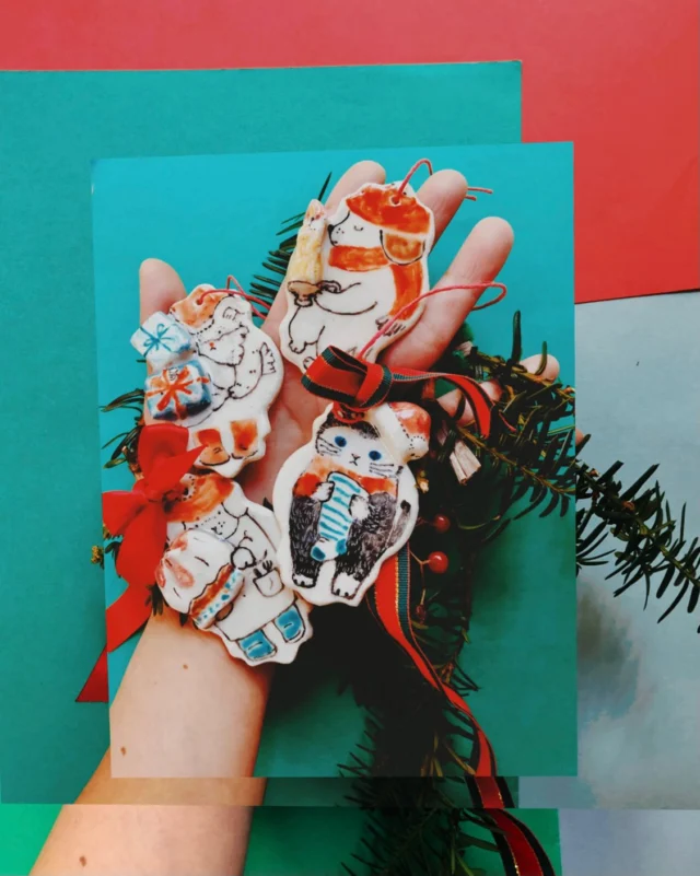 🎪online store🎄
Open
小さい物特集です🤏

マグカップ、そばちょこカップを来年2月くらいから追加していく予定です
来年はオンラインストアを空にしないようにできたら！

クリスマス年末年始がいよいよ近づいてきて
師走感が極まりですね💨
あと1週間ほしいような
もういらんような💨💨

そんな中で濃密な期間でございますが
プロフィール欄からお店へ
どうぞいつでも覗きにいらしてください💌

⚠️オンラインストアにて、何度打ち直しても
なぜか文章が変になる変があります🥲
ヘンテコ文を失礼します！